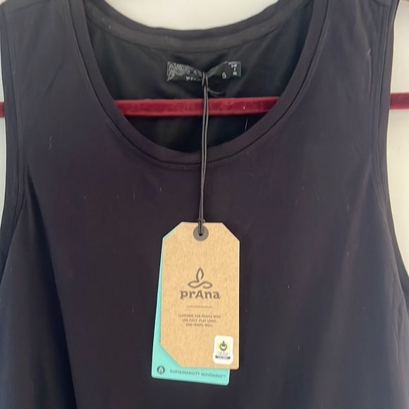 NWTs Prana Midi Dress with pockets - Black Size Small - Picture 7 of 10